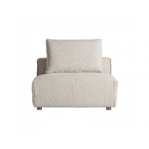 Módulo Sofá Central Vignaie Poliéster 101x101x92 Estilo Contemporáneo - 1