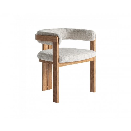 Silla Sedzere Madera Roble 58x55x71 Estilo Colonial - 1