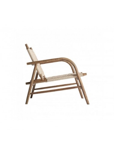 Sillón Larreule Madera Roble 67x82x80 Estilo Boho - 3
