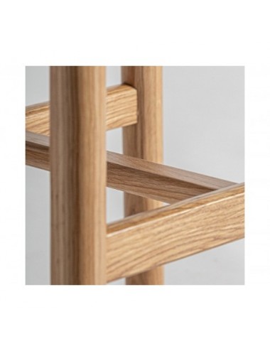 Taburete Marciac Madera Roble 47,5x40,5x68 Estilo Vintage - 4