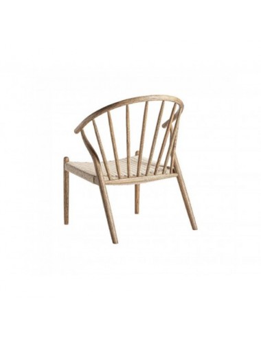 Sillón Morbihan Madera Roble 67x67x79 Estilo Boho - 4