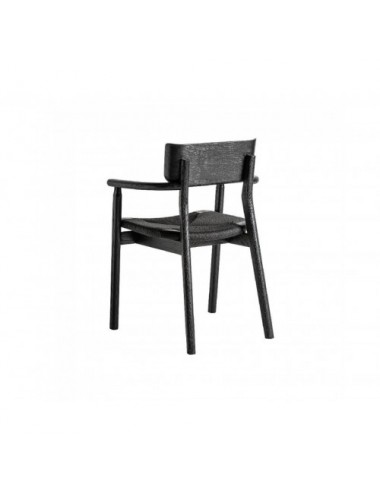 Silla Tasque Madera Roble 54x54,5x79 Estilo Vintage - 4