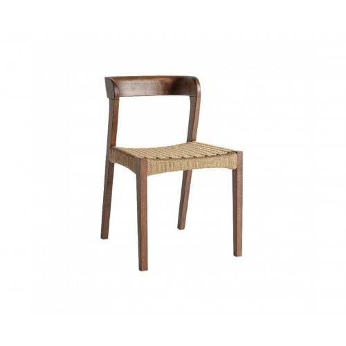 Silla Tudelle Madera Roble 48x53x76 Estilo Colonial - 1