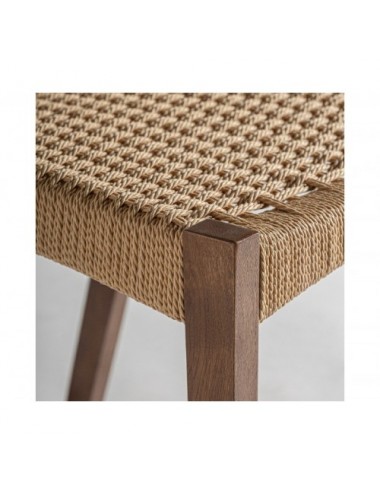 Silla Tudelle Madera Roble 48x53x76 Estilo Colonial - 5