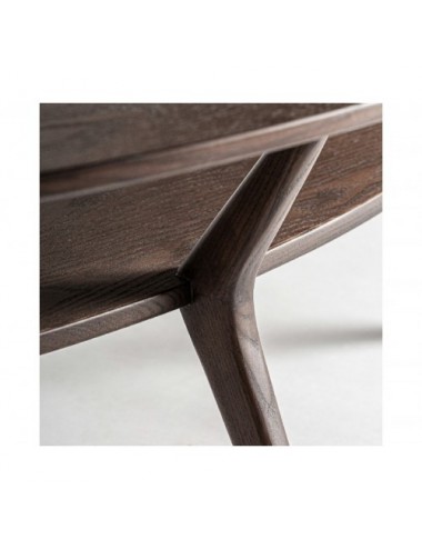 Mesa De Centro Terborg Madera De Fresno 140x80x47 Estilo Art Deco - 4