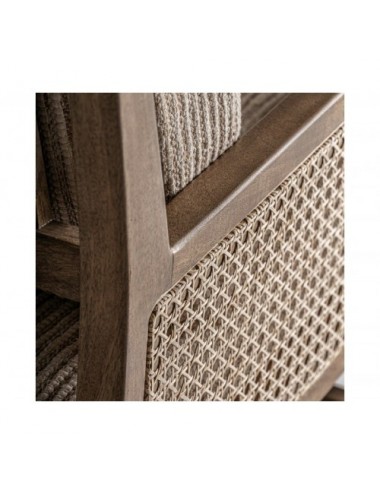 Sillón Romarand Madera De Mango 68x77x88 Estilo Clásico - 9