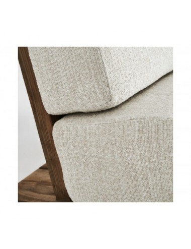 Sillón Pure Madera De Teka Reciclada 90x100x73 Estilo Colonial - 7