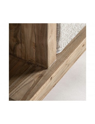 Sillón Pure Madera De Teka Reciclada 90x100x73 Estilo Colonial - 8