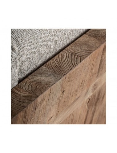 Sofá Pure Madera De Teka Reciclada 265x102x80 Estilo Colonial - 9
