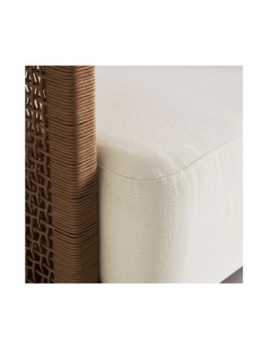 Sofá Trena Madera De Teka Reciclada 320x90x70 Estilo Boho - 7