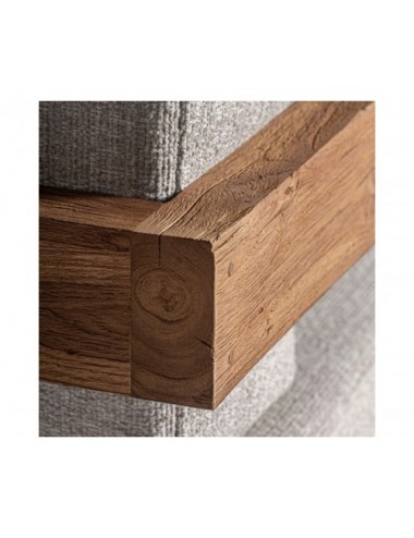 Sofá Testa Madera De Teka Reciclada 240x80x80 Estilo Colonial - 9