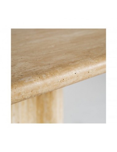 Mesa Comedor Thiennes Travertino 220x100x75 Estilo Art Deco - 8