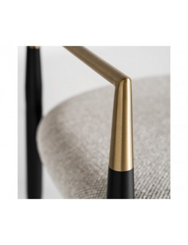 Silla Crossac Poliéster 55x59x75 Estilo Art Deco - 5