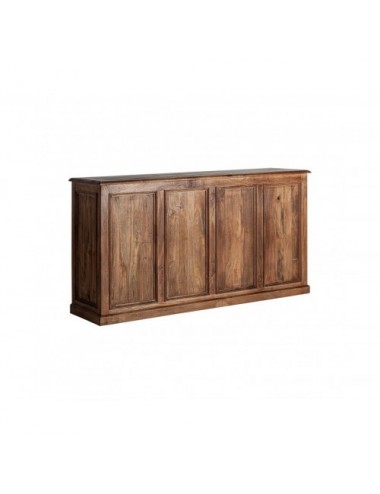 Mostrador Agen Madera De Teka Reciclada 206x55x108 Estilo Colonial - 1