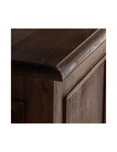 Mostrador Agen Madera De Teka Reciclada 206x55x108 Estilo Colonial - 4