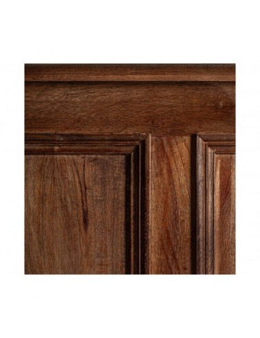 Mostrador Agen Madera De Teka Reciclada 206x55x108 Estilo Colonial - 6