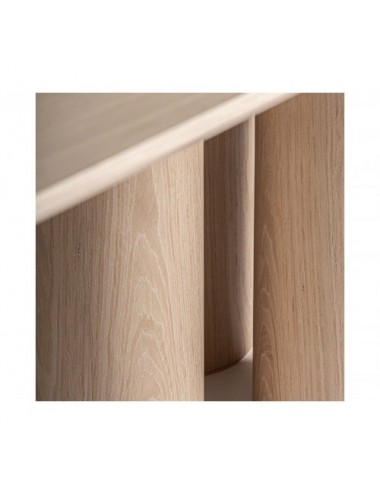 Mesa Comedor Prayssac Chapa De Roble 240x110x78 Estilo Art Deco - 4