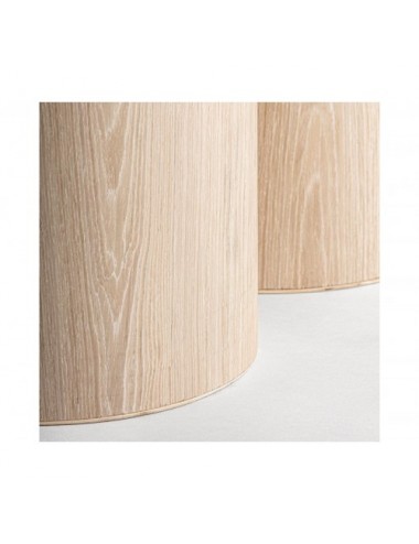 Mesa Comedor Prayssac Chapa De Roble 150x150x76 Estilo Art Deco - 4