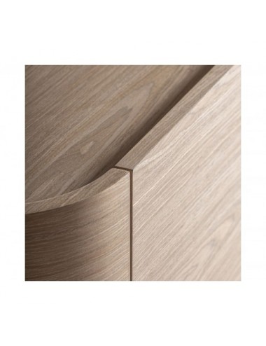 Mueble Tv Prayssac Chapa De Roble 220x45x50 Estilo Art Deco - 4