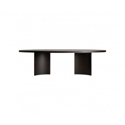 Mesa Comedor Neuvic Chapa De Roble 270x130x75 Estilo Art Deco - 1