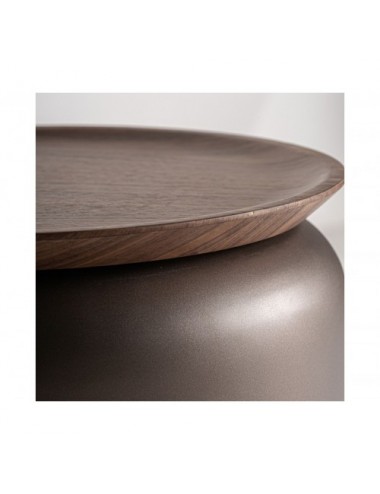 Mesa Auxiliar Bugdorf Madera Contrachapada 45x45x52 Estilo Art Deco - 4