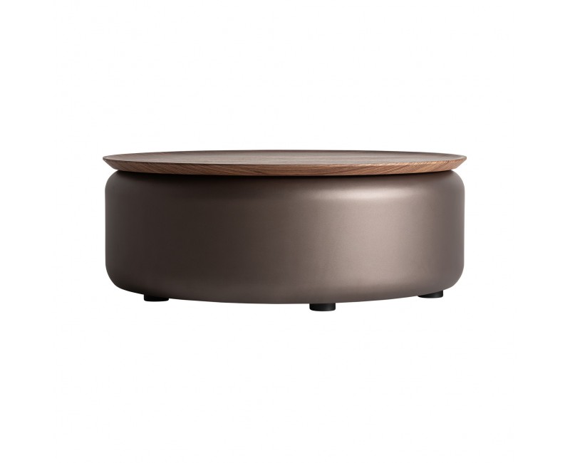 Mesa De Centro Bugdorf Madera Contrachapada 90x90x33 Estilo Art Deco - 1