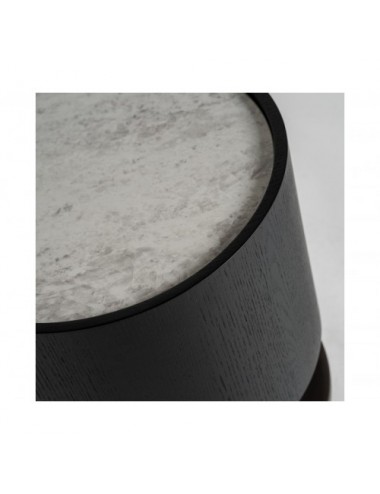 Mesa Auxiliar Breil Madera Roble 48x48x50 Estilo Art Deco - 3