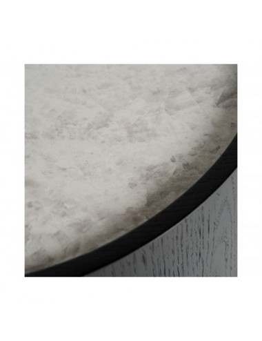 Mesa Auxiliar Breil Madera Roble 48x48x50 Estilo Art Deco - 7