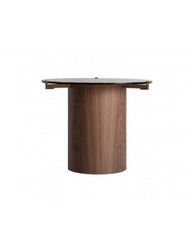 Mesa Auxiliar Giswil Madera Contrachapada 60x60x48 Estilo Art Deco - 1