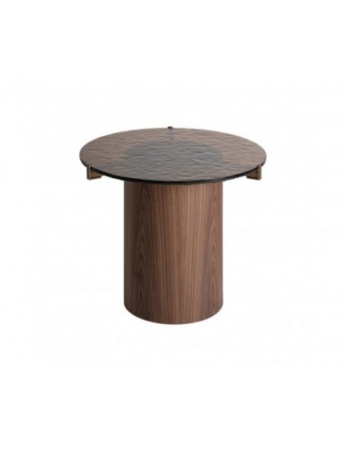 Mesa Auxiliar Giswil Madera Contrachapada 60x60x48 Estilo Art Deco - 1