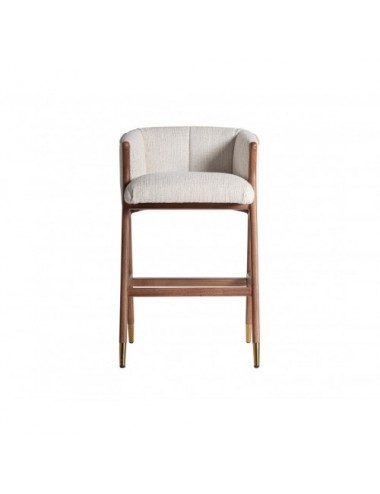 Taburete Douze Madera De Caucho 61x68x97 Estilo Contemporáneo - 1