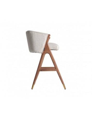 Taburete Douze Madera De Caucho 61x68x97 Estilo Contemporáneo - 3