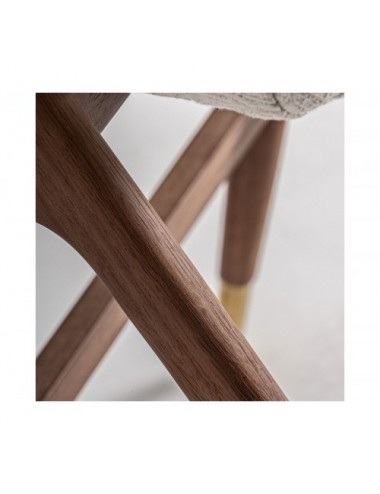 Taburete Douze Madera De Caucho 61x68x97 Estilo Contemporáneo - 7