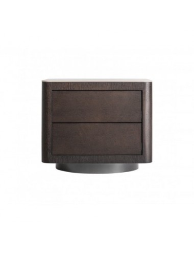 Mesita De Noche Wholen Madera Dm 55x45x49 Estilo Art Deco - 1