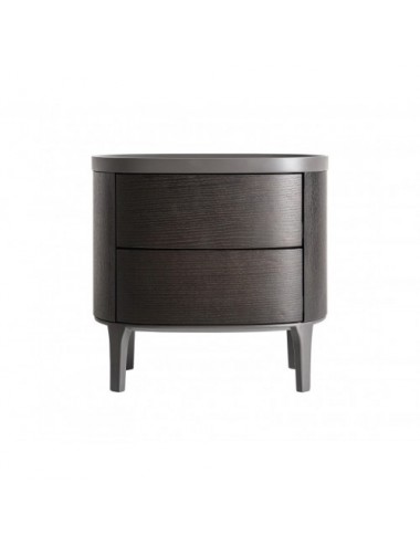 Mesita De Noche Liestal Madera Dm 58x44x57 Estilo Art Deco - 1