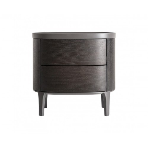 Mesita De Noche Liestal Madera Dm 58x44x57 Estilo Art Deco - 1