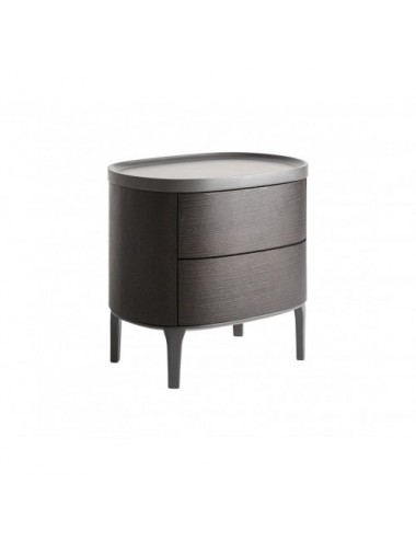 Mesita De Noche Liestal Madera Dm 58x44x57 Estilo Art Deco - 1