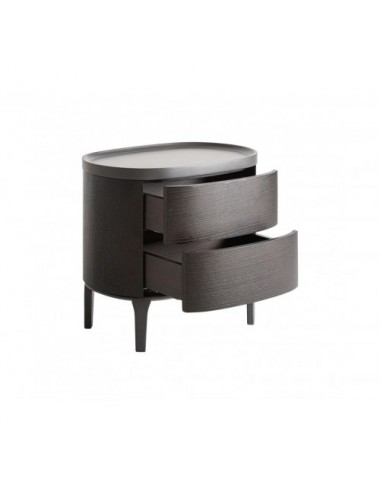 Mesita De Noche Liestal Madera Dm 58x44x57 Estilo Art Deco - 3