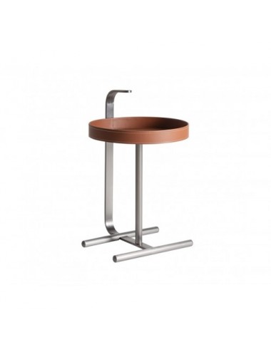 Mesa Auxiliar Geisingen Acero Inoxidable 42x46x66 Estilo Art Deco - 1