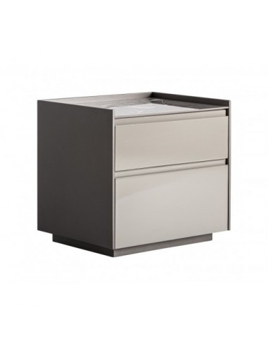 Mesita De Noche Rotwell Madera Dm 53x43x50,5 Estilo Art Deco - 1