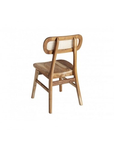 Silla Bludenz Madera De Teka 51x49x79 Estilo Colonial - 4