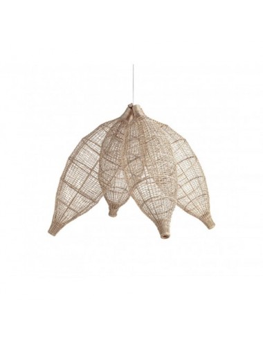 Escultura Cleis Ratán 41x41x125 Estilo Boho - 1