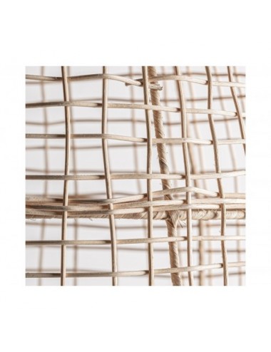 Escultura Cleis Ratán 41x41x125 Estilo Boho - 6
