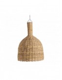 Lámpara De Colgar Bell Ratán 72x72x105 Estilo Boho - 1
