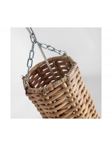 Lámpara De Colgar Bell Ratán 72x72x105 Estilo Boho - 5