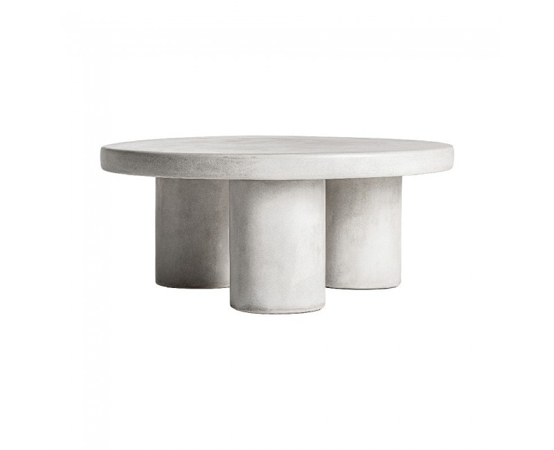 Mesa De Centro Cles Gres 85x85x35 Estilo Contemporáneo - 1