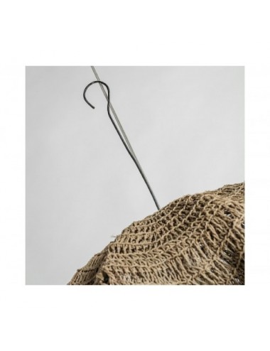 Lámpara De Colgar Wave Fibra Natural 58x58x85 Estilo Boho - 6