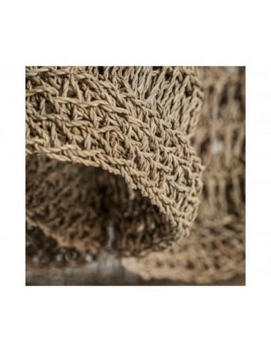 Lámpara De Colgar Wave Fibra Natural 58x58x85 Estilo Boho - 7