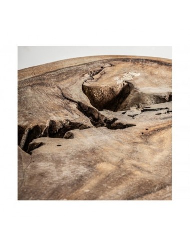 Mesa De Centro Khaled Madera Suar 100x57x40 Estilo Étnico - 6