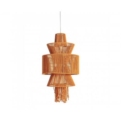 Lámpara De Colgar Coral Algodón 50x50x70 Estilo Boho - 1